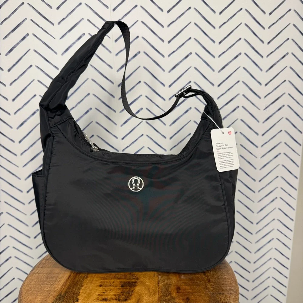 NWT Lululemon Inspired Black Shoulder bag 4L o/s - Picture 1 of 8